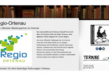 In eigener Sache: Neue Medienpartnerschaft - Regio-Ortenau und das AutorenNetzwerk vereinen Kräfte für die regionale Kultur